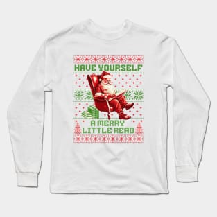 Christmas Reading Lover Long Sleeve T-Shirt